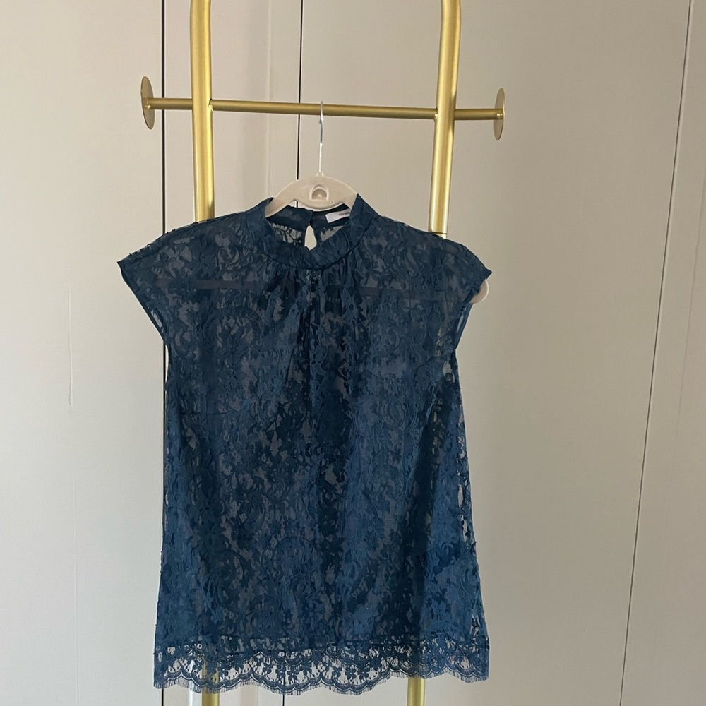 Erdem MOCKNECK blouse